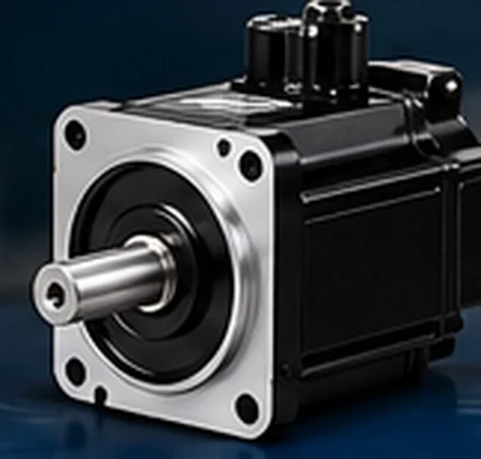 Ilustração de Servomotor industrial