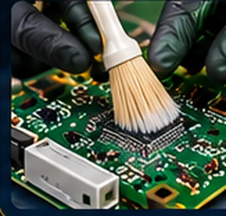 Ilustração de Limpeza técnica de PCI